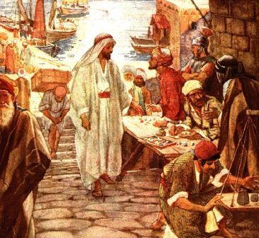 Jesus calls Matthew to follow Him · the-call-of-matthew